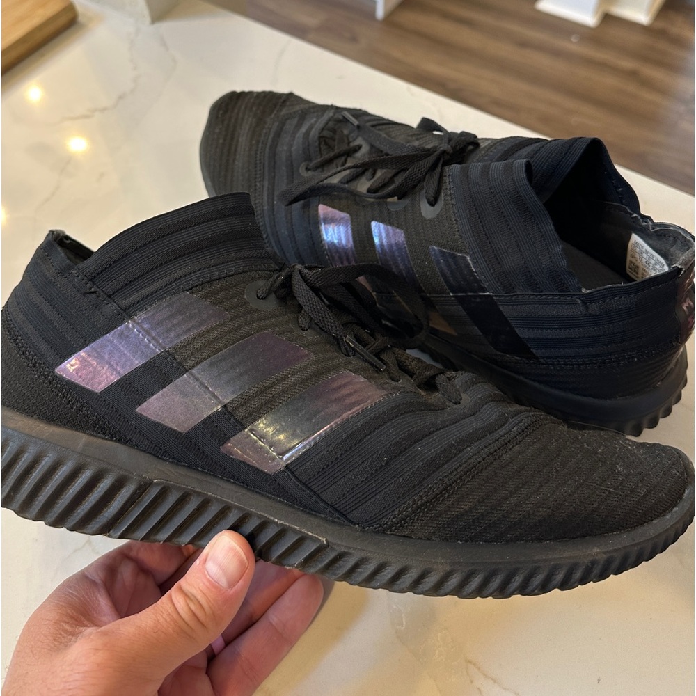 Adidas Nemeziz Tango 17.1. Black/Purple Stripes.  Size 11.5 Men’s.